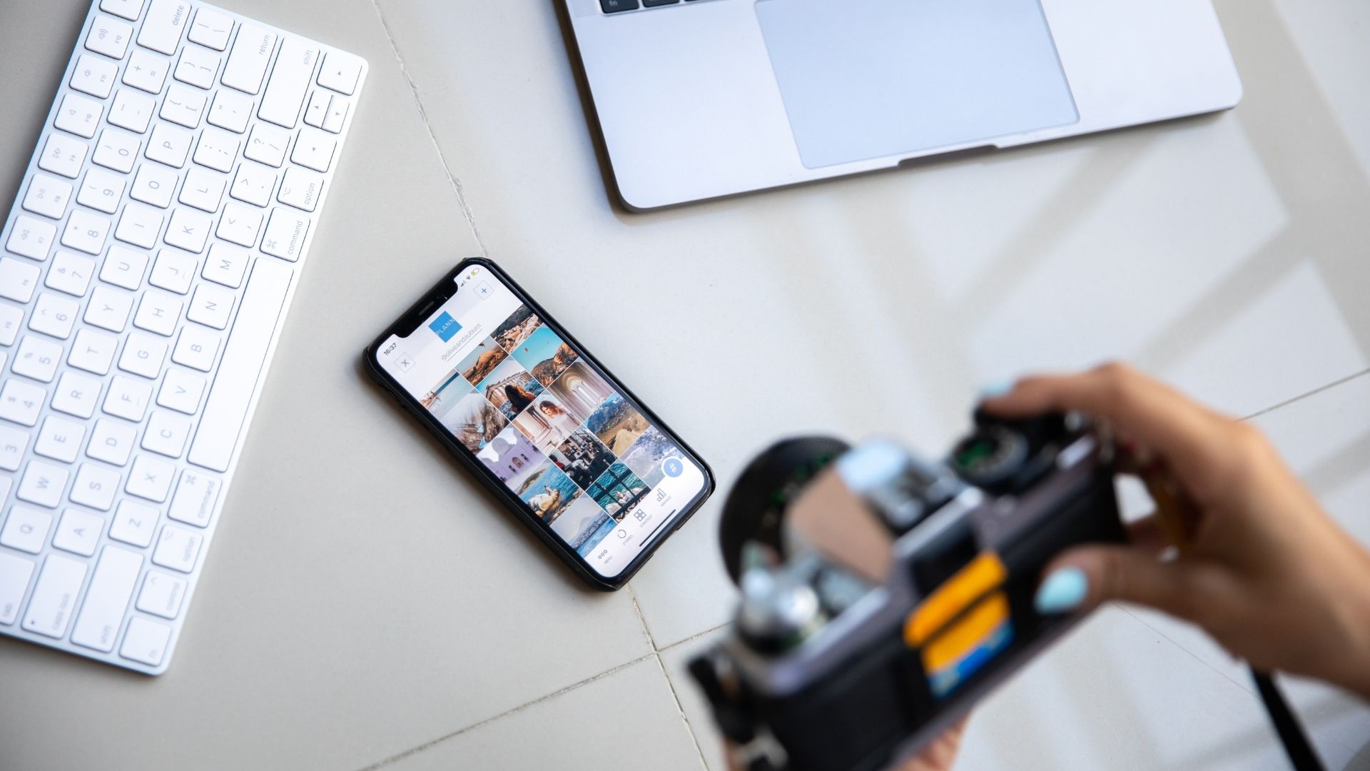 Prise de vue photo et vidéo pour la création de contenu de marque